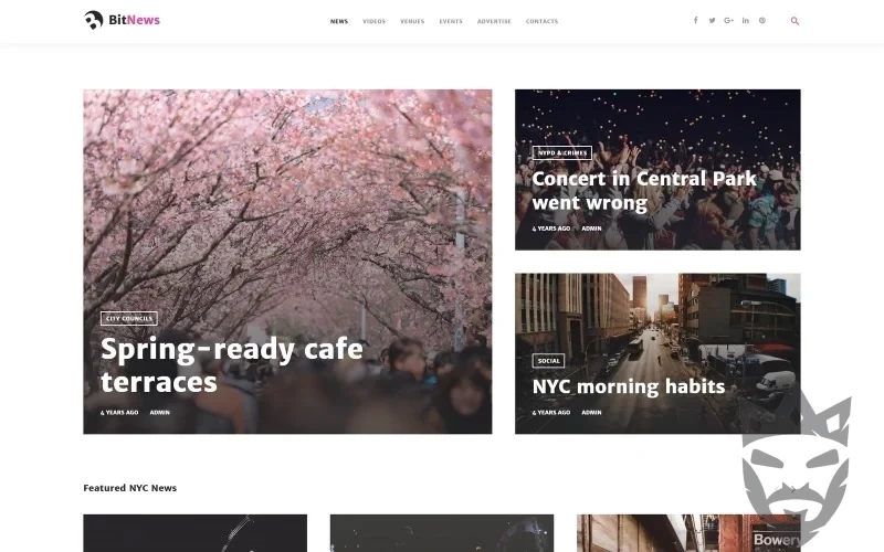 BitNews - Blog Magazine & News Portal WordPress Theme