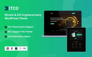 Bitco - Bitcoin And ICO Cryptocurrency Responsive WordPress Theme