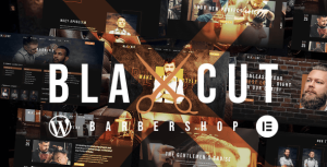 Blaxcut - Barbershop  Hair Salon WordPress Theme