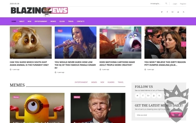 BlazingNews - News Magazine Responsive WordPress Theme