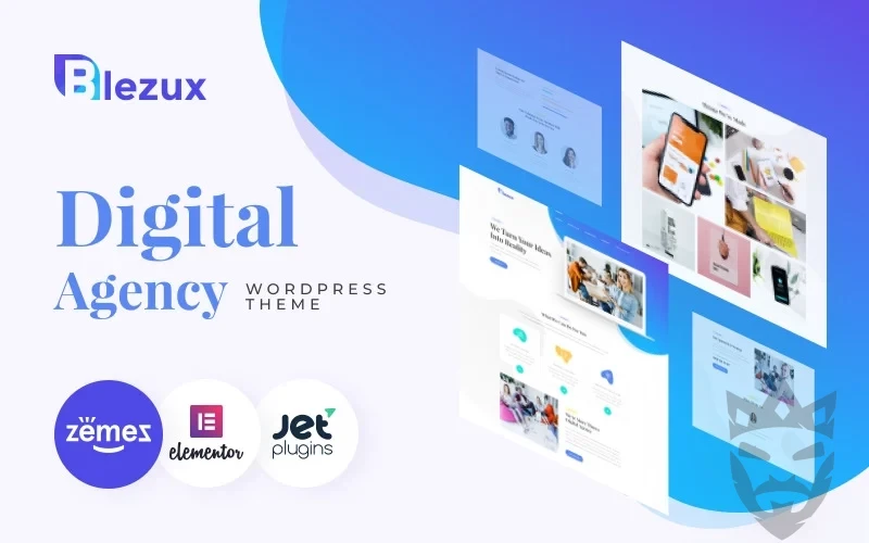 Blezux - Digital Multipurpose Modern WordPress Elementor Theme WordPress Theme