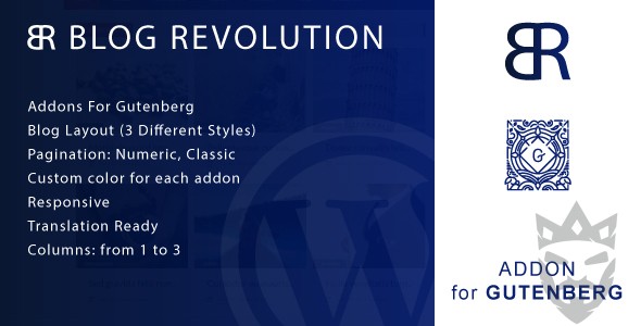 Blog Revolution for Gutenberg WordPress Plugin