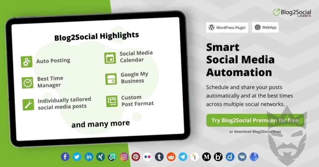 Blog2Social: Social Media Auto Post & Scheduler