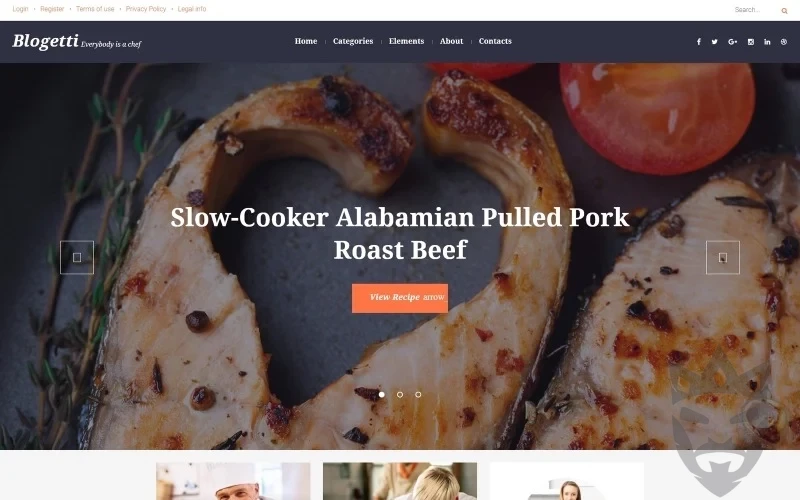 Blogetti - Restaurant Blog WordPress Theme