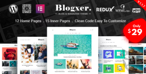 Bloxer - Blog  Magazine WordPress Theme