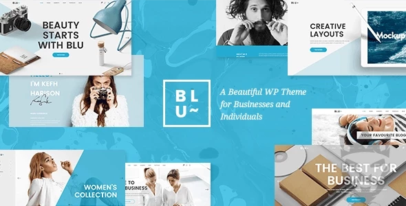 Blu - A Beautiful Theme for Businesses and Individuals