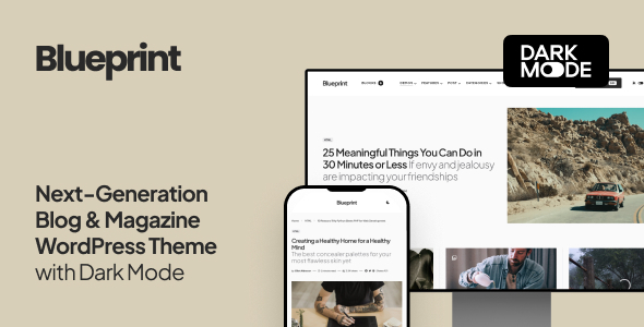 Blueprint - Next-Generation Blog  Magazine Theme