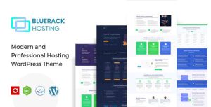 Bluerack - Modern Hosting WordPress Theme