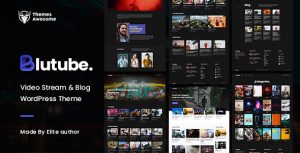 Blutube | Video Stream  Blog WordPress Theme