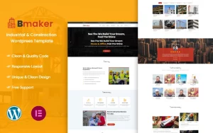 Bmaker - Construction WordPress Theme