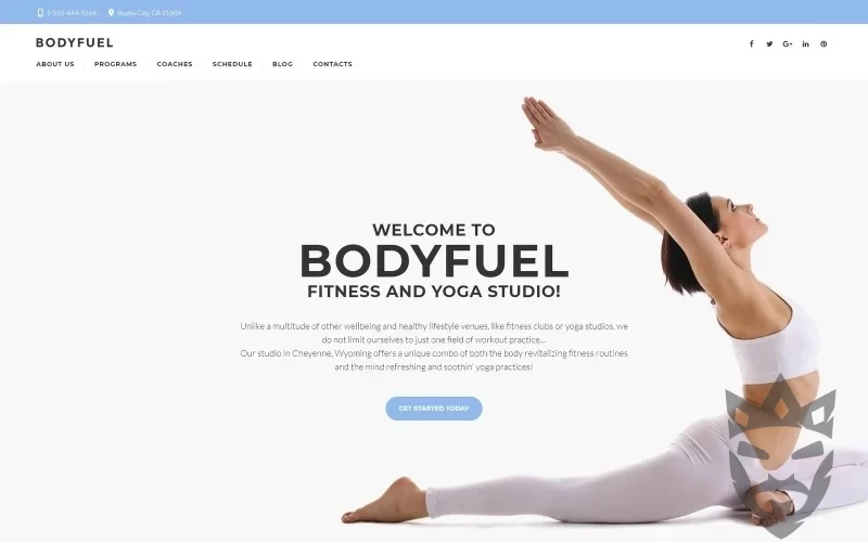 BodyFuel - Fitness & Yoga WordPress Theme