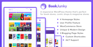 BookJunky - WooCommerce Book Store for WordPress