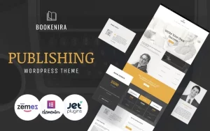 Bookenira - Publishing Company WordPress Theme