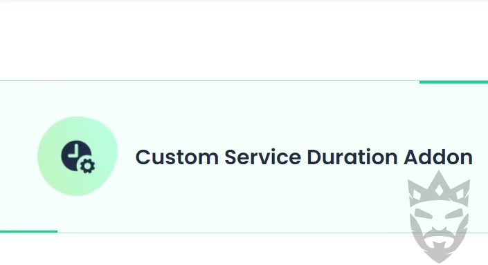 BookingPress - Custom Service Duration Addon