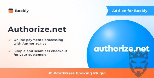 Bookly Authorize.Net (Add-on)