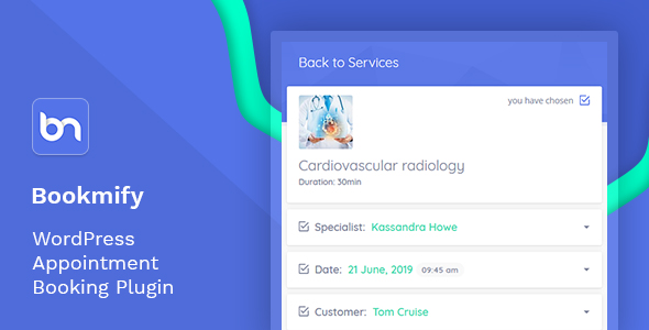 Bookmify - Appointment Booking WordPress Plugin