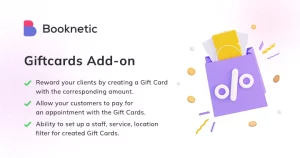 Booknetic – Giftcards Addon