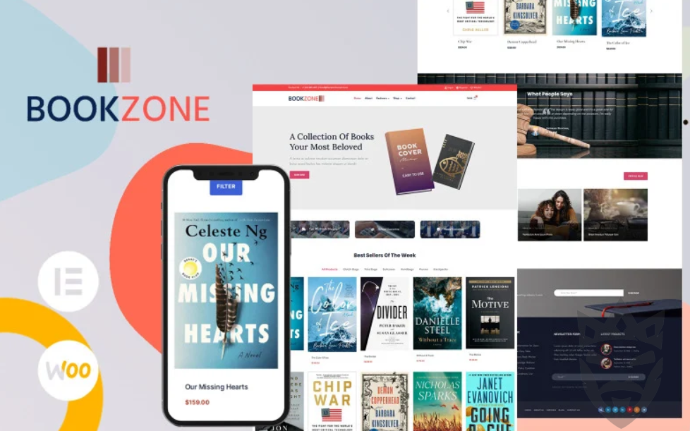 Bookzone - Book Store WooCommerce Theme