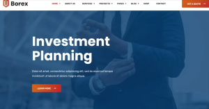 Borex - Business And Finance WordPress Theme