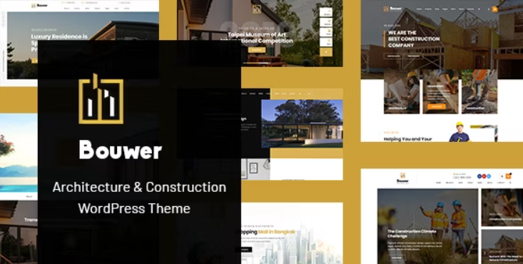 Bouwer - Architecture  Construction WordPress Theme