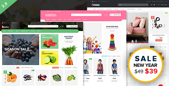 Brezza - Fruit Store Multipurpose WooCommerce WordPress Theme