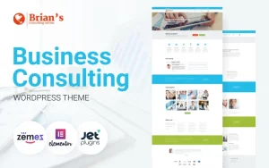 Brian’s - Consulting Multipurpose Classic Elementor WordPress Theme