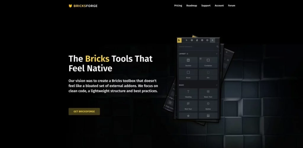 Bricksforge – The Bricks Tools That Feel Native