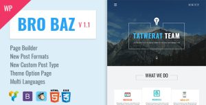 BroBaz - Corporate  Blog WordPress Theme