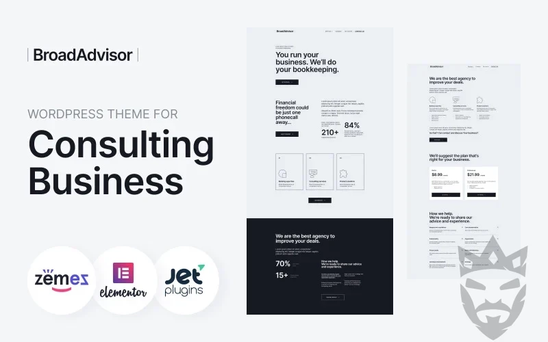 BroadAdvisor - WordPress Theme for Consulting Business