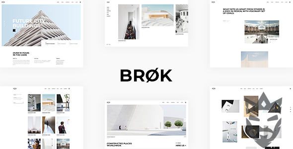 Brøk - Architecture Theme