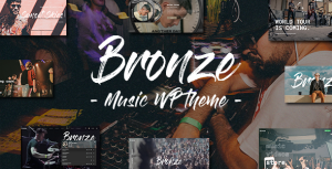 Bronze - A Professional Music WordPress Theme