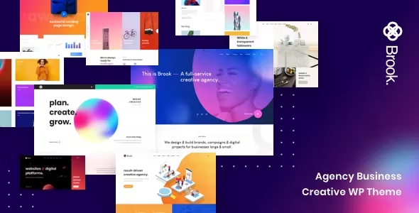 Brook - Agency Business Creative WordPress Theme