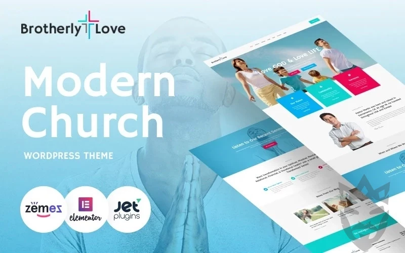 BrotherlyLove - Modern Church WordPress Theme