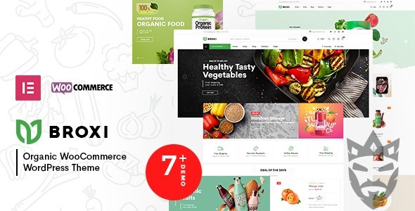 Broxi – Organic  Food WooCommerce WordPress Theme