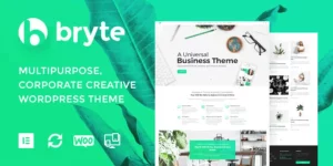 Bryte multipurpose creative & business wordpress theme