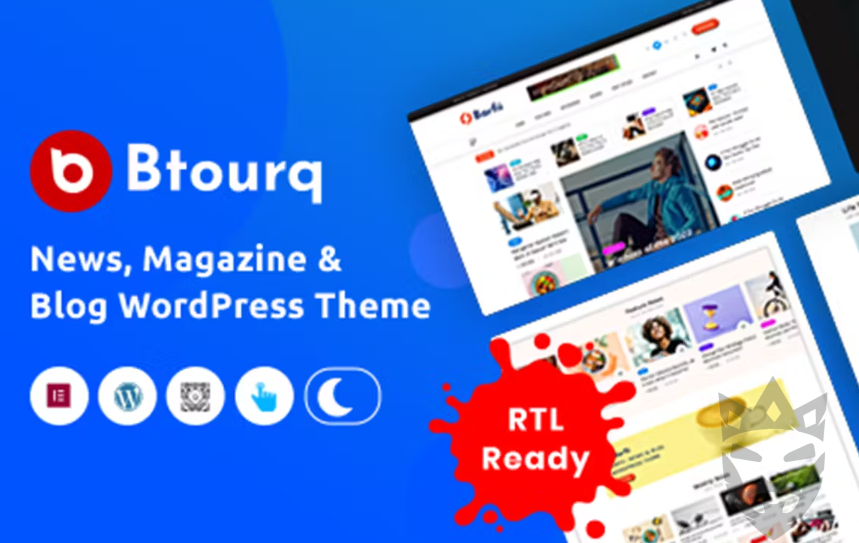 Btourq - WordPress News Magazine Theme