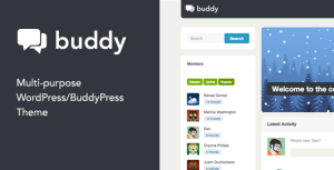 Buddy: Simple WordPress  BuddyPress Theme