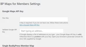 BuddyPress Maps for Members