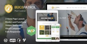 BugsPatrol - Pest  Insects Control Disinsection Services WordPress Theme