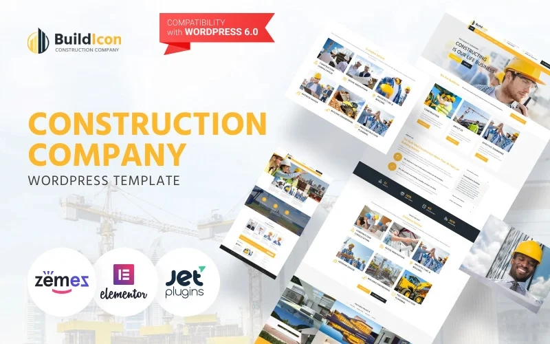 BuildIcon - Construction Company WordPress Theme