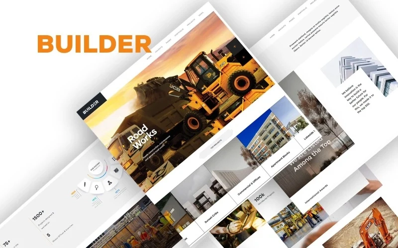 Builder Building and Construction WordPress theme WordPress Theme