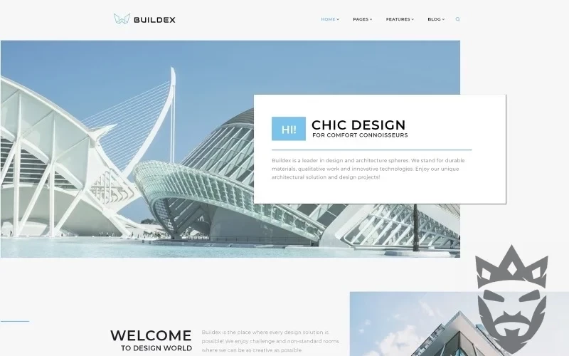 Buildex - Multipage Architecture Agency Responsive WordPress Theme