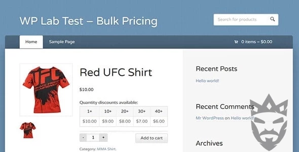 Bulk Pricing for WooCommerce