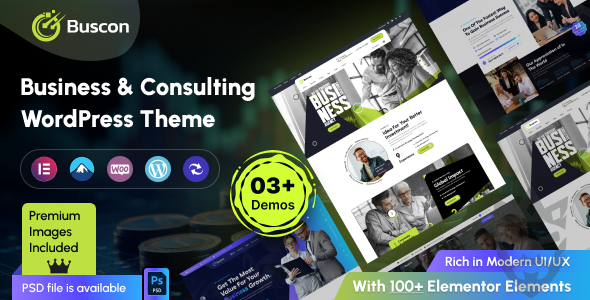 Buscon - Business Consulting WordPress Theme