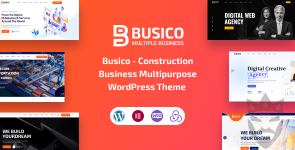 Busico – Multipurpose Business  Technology WordPress Theme