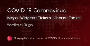 COVID- Coronavirus — Live Map & Widgets for WordPress