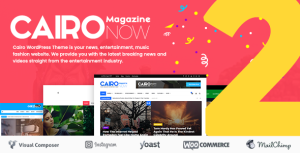 Cairo - Newspaper  Magazine WordPress Theme