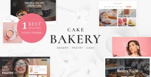 Cake Bakery - Pastry WordPress Theme