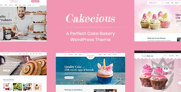 Cakecious - Cake Bakery Food WordPress Theme