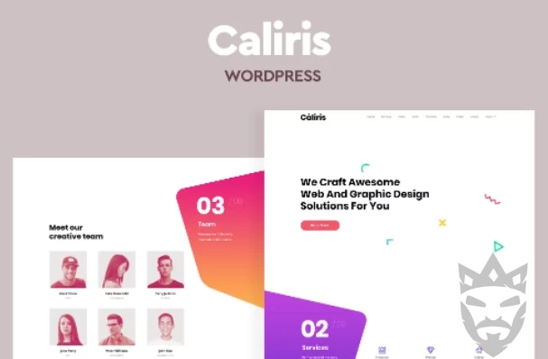 Caliris - Responsive One Page WordPress Theme